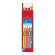 Faber-Castell Jumbo GRIP Azul, Verde, Naranja, Rosa, Amarillo 5 pieza(s) - 110994